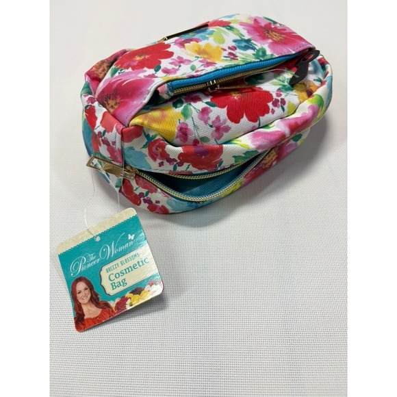 Pioneer Woman Floral Cosmetic Bag – Zip Pouch Makeup Organizer – NWT - Picture 3 of 10